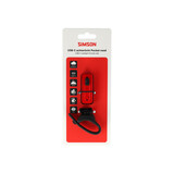 Simson USB-C LED lamp Pocket rood