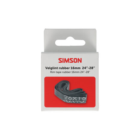 Simson velglint 24/28 rubber 16mm Simson velglint 24/28 rubber 16mm