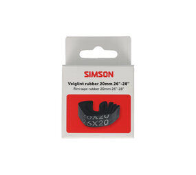 Simson velglint 26/28 rubber 20 mm Simson velglint 26/28 rubber 20 mm