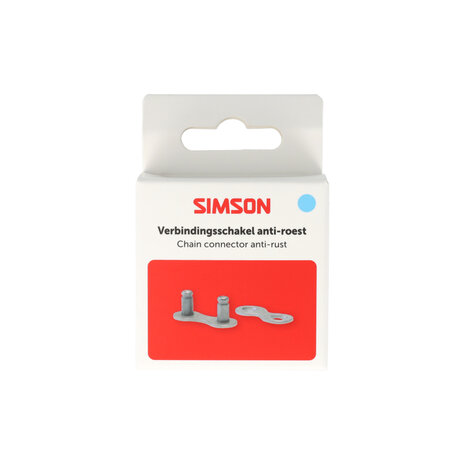 Simson verbindingsschakel Anti-roest 1/8 Simson verbindingsschakel Anti-roest 1/8