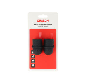 Simson verlichtingsset Simmy batterij zwart Simson verlichtingsset Simmy batterij zwart