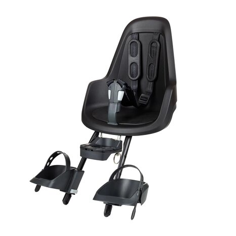 Bobike Mini One Urban Black Voorstoeltje met Ahead Montageblok