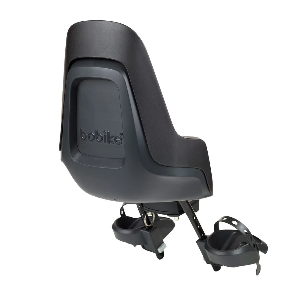 Bobike Mini Go Urban Black Voorstoeltje met Ahead Montageblok