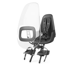 Bobike Mini One Urban Black Voorstoeltje plus Windscherm