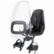Bobike Mini One Urban Black Voorstoeltje met Ahead Montageblok plus Windscherm