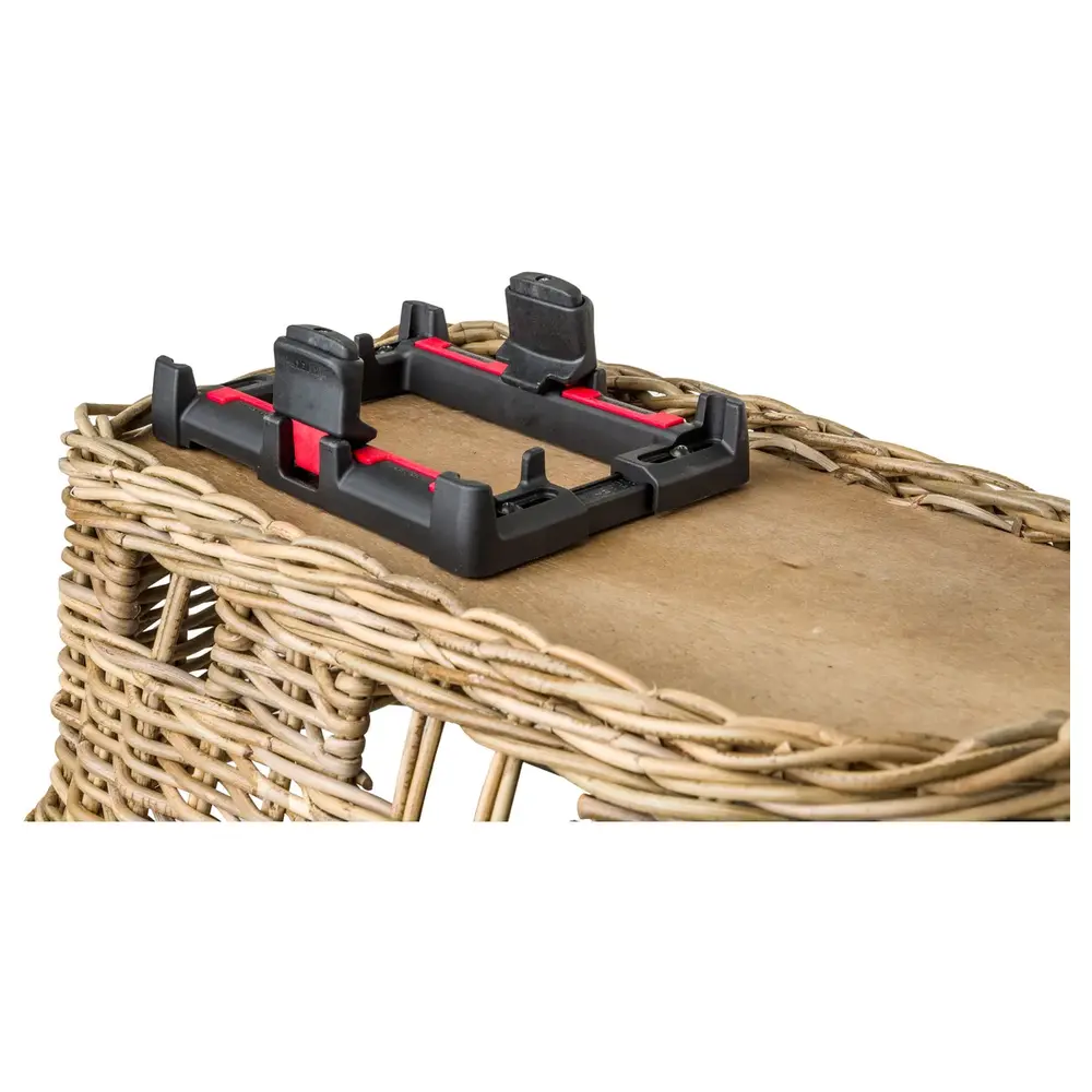 Fast Rider Hondenfietsmand Jale Rotan 57 Liter KLICKfix UniKlip Naturel