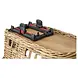 Fast Rider Hondenfietsmand Jale Rotan 57 Liter KLICKfix UniKlip Naturel