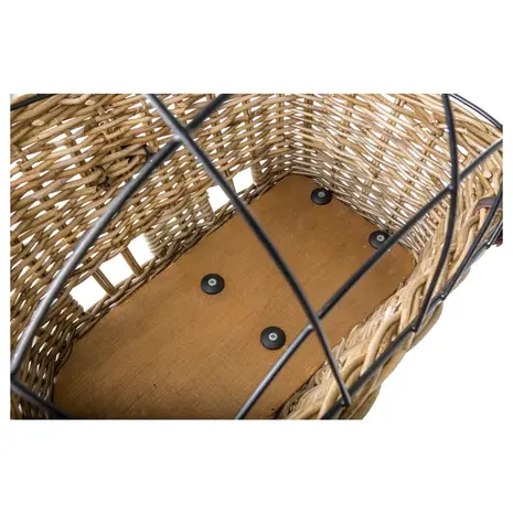 Fast Rider Hondenfietsmand Jale Rotan 57 Liter KLICKfix UniKlip Naturel