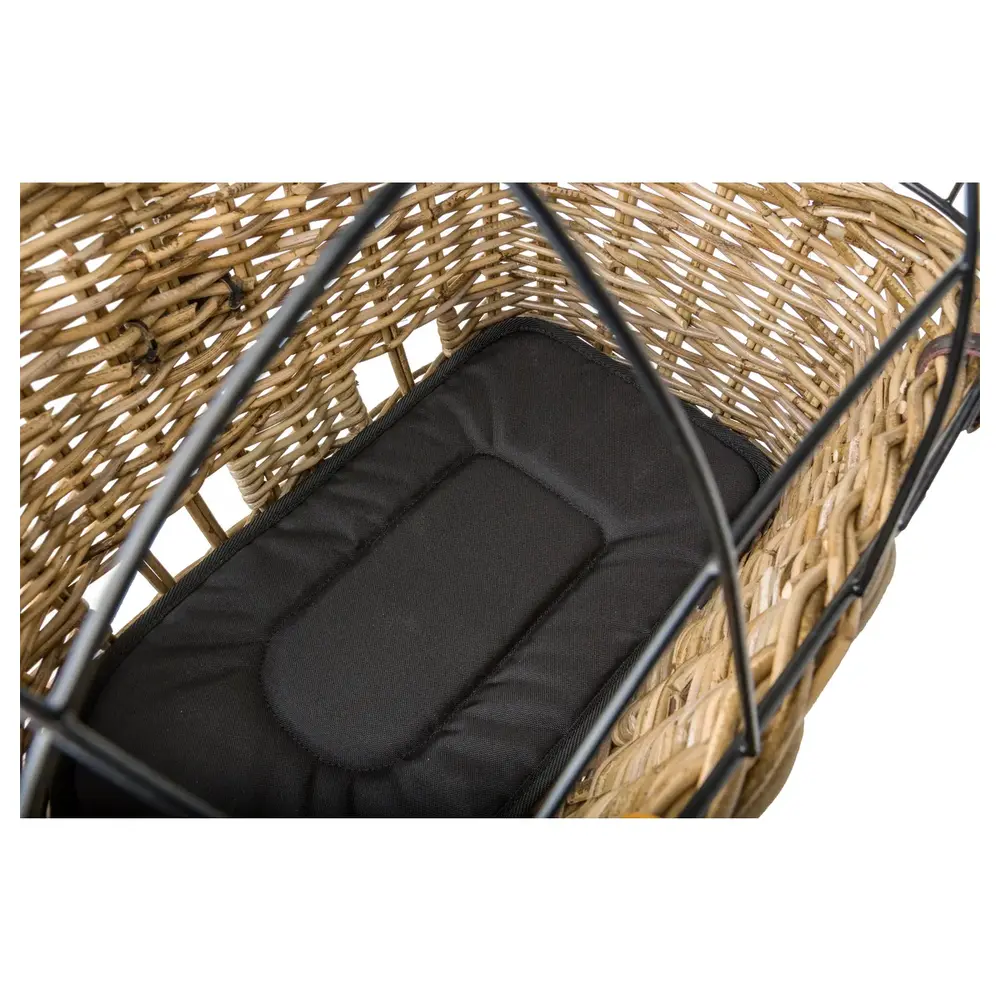 Fast Rider Hondenfietsmand Jale Rotan 57 Liter KLICKfix UniKlip Naturel