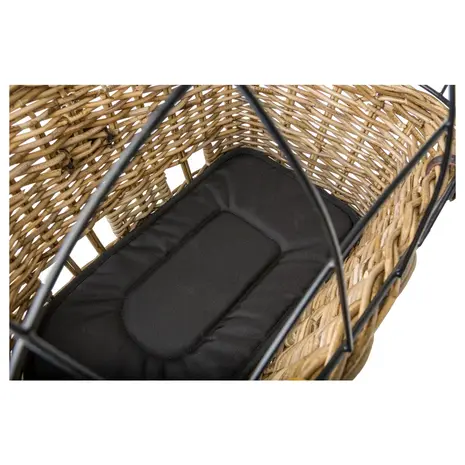 Fast Rider Hondenfietsmand Jale Rotan 57 Liter KLICKfix UniKlip Naturel