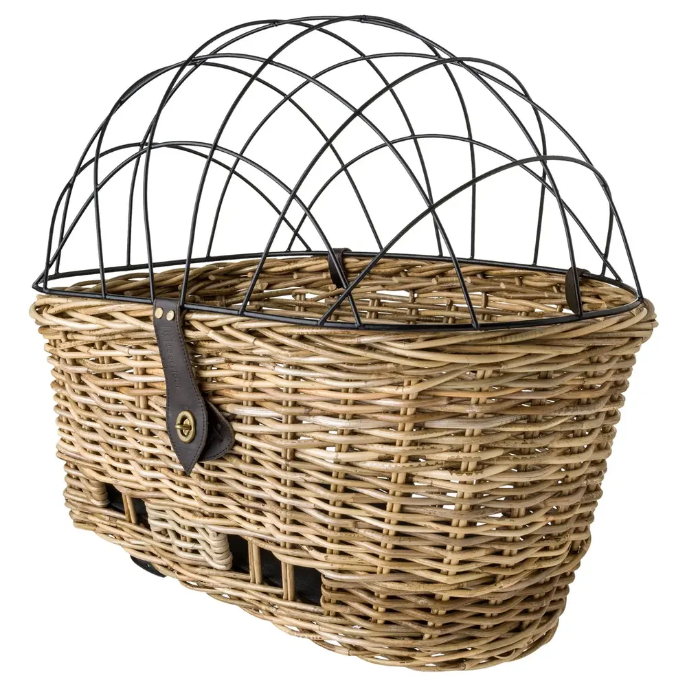 Fast Rider Hondenfietsmand Jale Rotan 57 Liter KLICKfix UniKlip Naturel