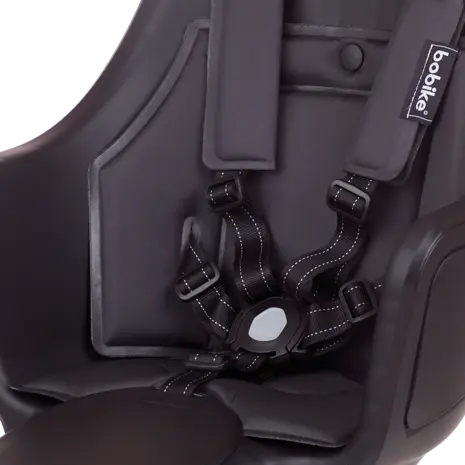 Bobike Maxi Exclusive Plus Tour Urban Black achterstoeltje met Elektrische Fiets Bevestiging