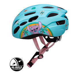 Seven Polska Kinder Fietshelm Stitch In-Mold S Blauw