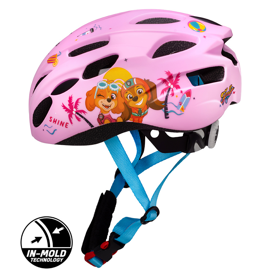 Seven Polska Kinder Fietshelm Kinderhelm Paw Patrol Girls In-Mold S 48-52 cm