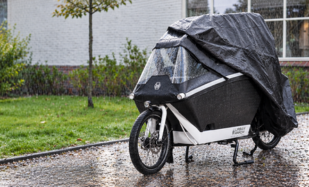 Je bakfiets beschermen tegen de regen?
