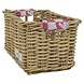Wicked Rieten Fietsmand M Pink Checker naturel Wicked Rieten Fietsmand M Pink Checker naturel