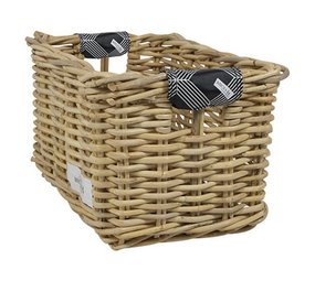 Wicked Rieten Fietsmand XL Black Diamonds grey Wicked Rieten Fietsmand XL Black Diamonds grey