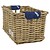 Rieten Fietsmand XL Jeans naturel
