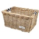 Wicked Rieten Fietsmand M Black Checker naturel Wicked Rieten Fietsmand M Black Checker naturel