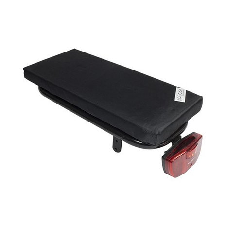 Hooodie en Zo Fietskussen Bagagedragerkussentje Zwart Hooodie en Zo Fietskussen Bagagedragerkussentje Zwart