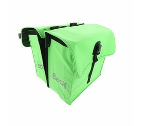 Beck Dubbele Fietstas Small Lime Beck Dubbele Fietstas Small Lime