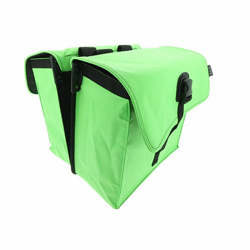 Beck Dubbele Fietstas Small Lime