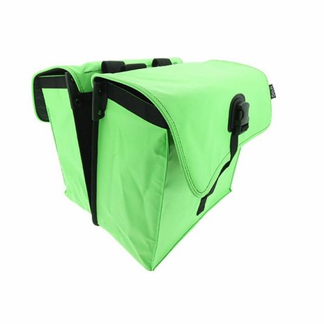 Beck Dubbele Fietstas Small Lime