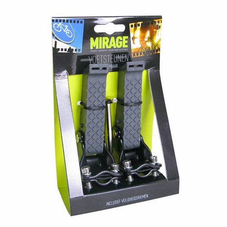 Mirage Voet rusten Voetensteuntjes met riempjes Mirage Voet rusten Voetensteuntjes met riempjes