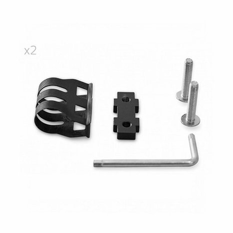 Polisport Guppy Voetensteunen met Beschermplaten Wit Polisport Guppy Voetensteunen met Beschermplaten Wit