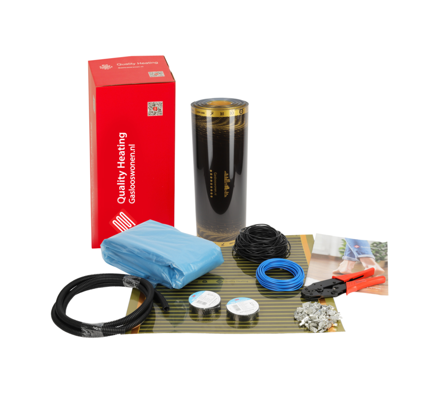 Vinyl, tapijt en pvc vloerverwarming