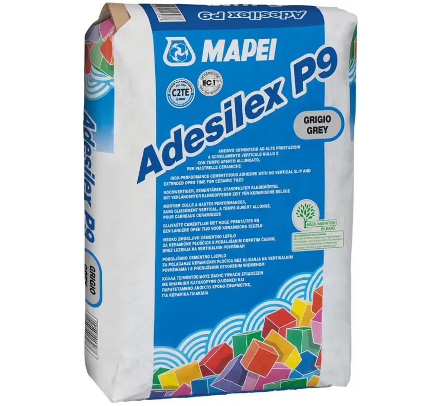 Mapei tegellijm Adesilex P9 grijs 25 kg