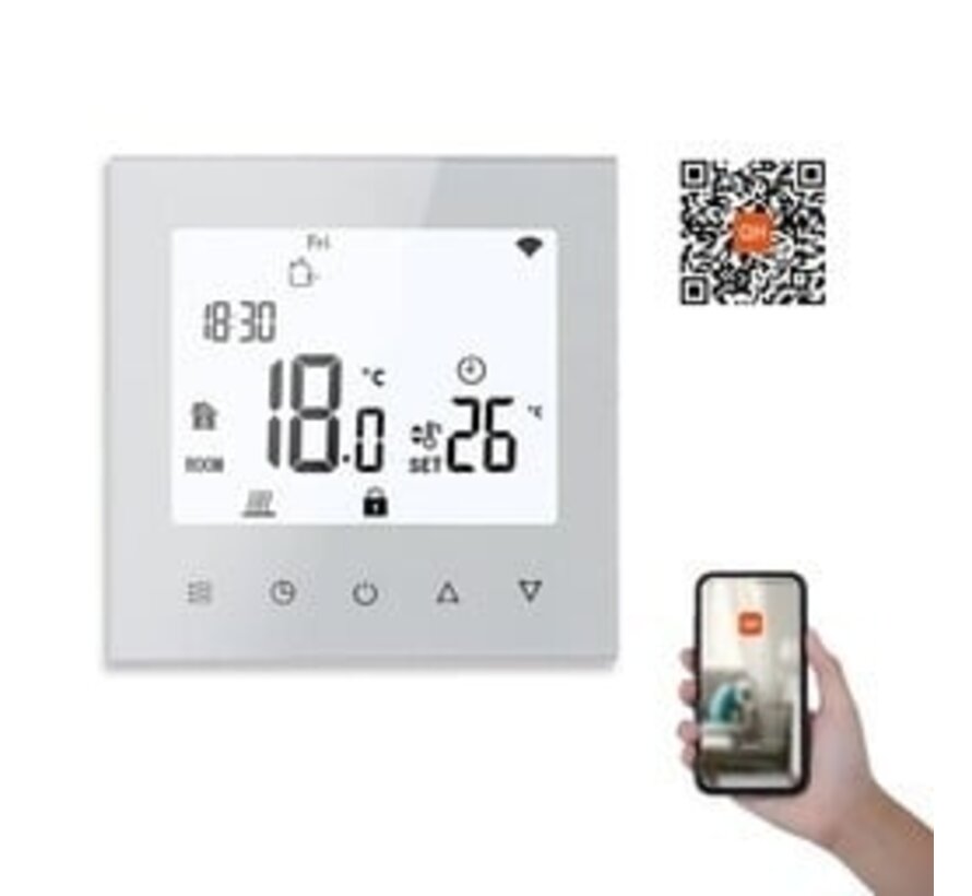 50cm - 80Watt m² infrarood vloerverwarming set Wifi basic PRF-79