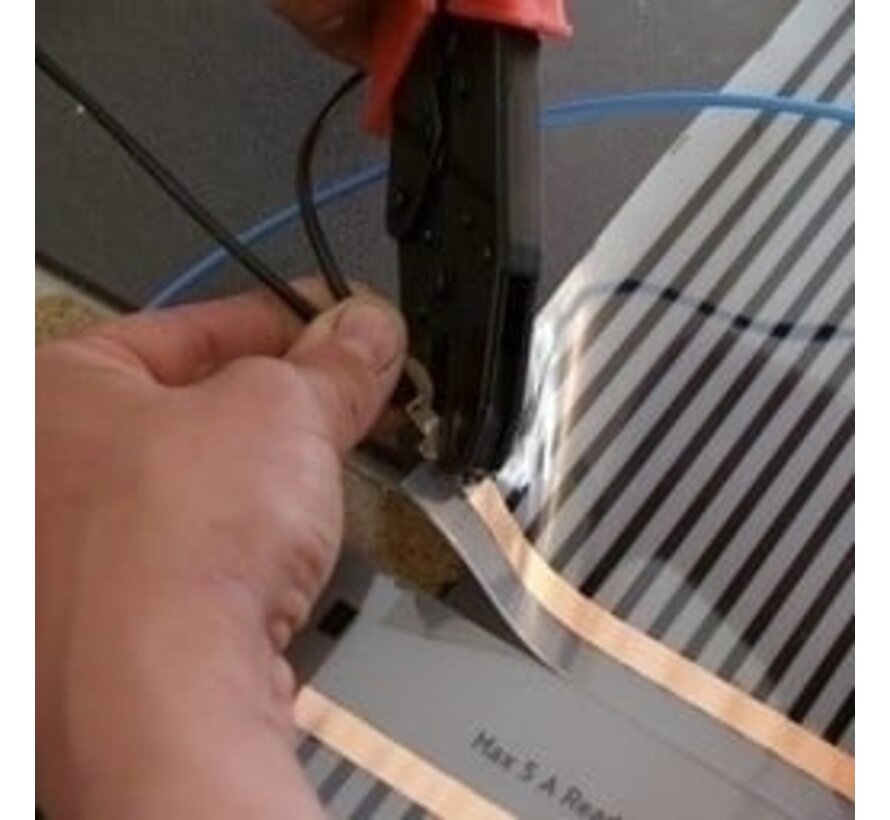50cm - 120Watt m² infrarood vloerverwarming set inclusief Wifi V3 thermostaat en ontvanger