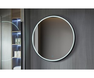 Spiegel rond 100 cm frameloos - .nl - Grootste in elektrische verwarming Quality