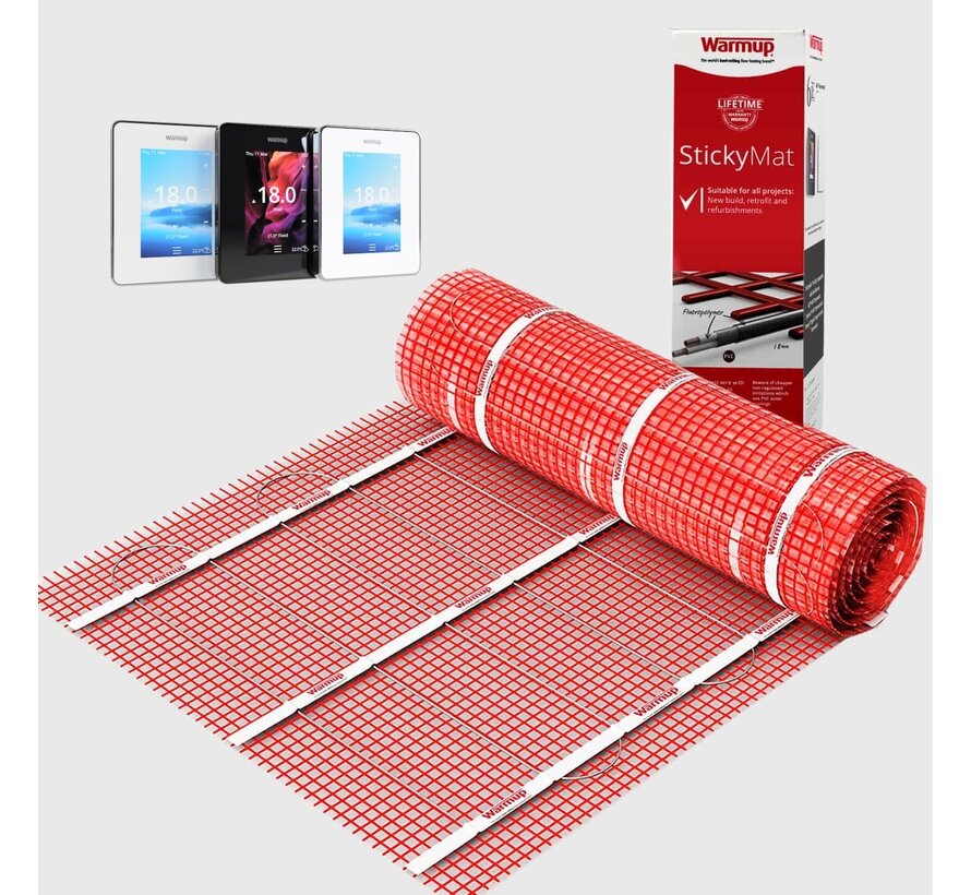 Warmup 200 Watt Stickymat set 6IE