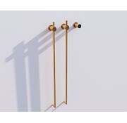 Quality Heating Elektrische handdoek radiator gold met thermostaat L-SR0200-T