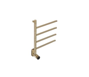 Quality Heating Elektrische handdoek radiator gold met thermostaat