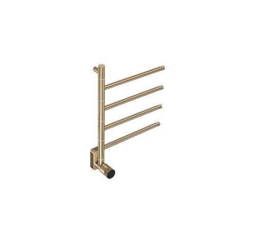 Quality Heating Elektrische handdoek radiator gold met thermostaat