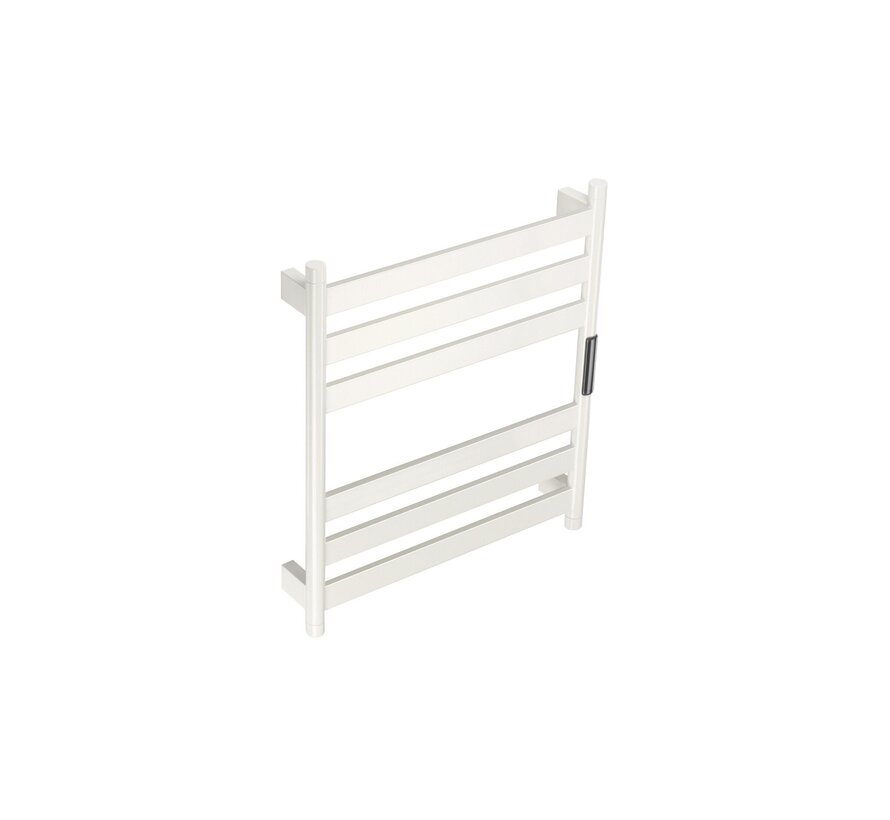 Elektrische handdoek radiator zwart met thermostaat A-CS06G-W