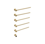 Quality Heating Elektrische handdoek radiator gold met thermostaat L-SR0005-T