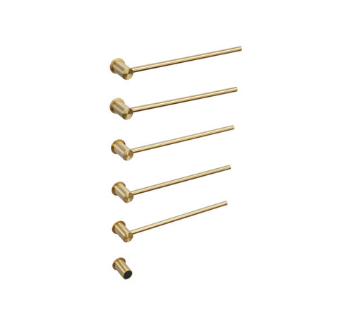 Quality Heating Elektrische handdoek radiator gold met thermostaat L-SR0005-T