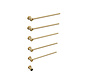 Elektrische handdoek radiator gold met thermostaat L-SR0005-T
