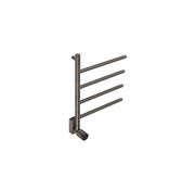 Quality Heating Elektrische handdoek radiator metal look met thermostaat