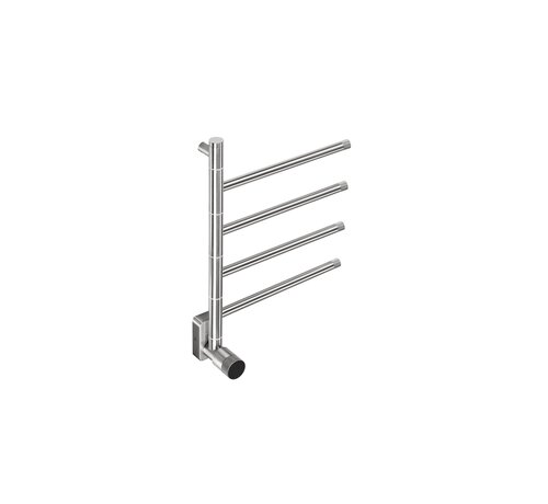Quality Heating Elektrische handdoek radiator chrome met thermostaat