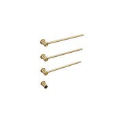 Quality Heating Elektrische handdoek radiator gold met thermostaat L-SR0003-T