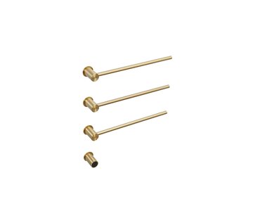 Quality Heating Elektrische handdoek radiator gold met thermostaat L-SR0003-T