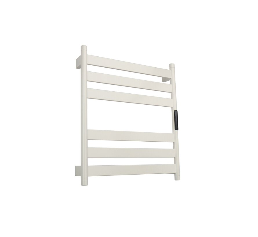 Elektrische handdoek radiator zwart met thermostaat A-CS06G-W