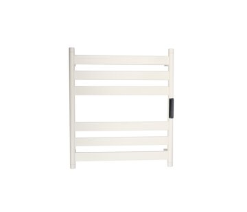 Quality Heating Elektrische handdoek radiator zwart met thermostaat A-CS06G-W