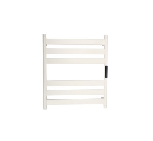 Quality Heating Elektrische handdoek radiator zwart met thermostaat A-CS06G-W