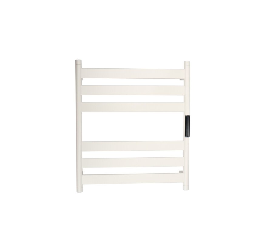 Elektrische handdoek radiator zwart met thermostaat A-CS06G-W